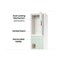 Adiroffice 12 in W, 12 in D, 72 in H, Steel ADI629-204-MGRN-PKG-2 - alternate 2